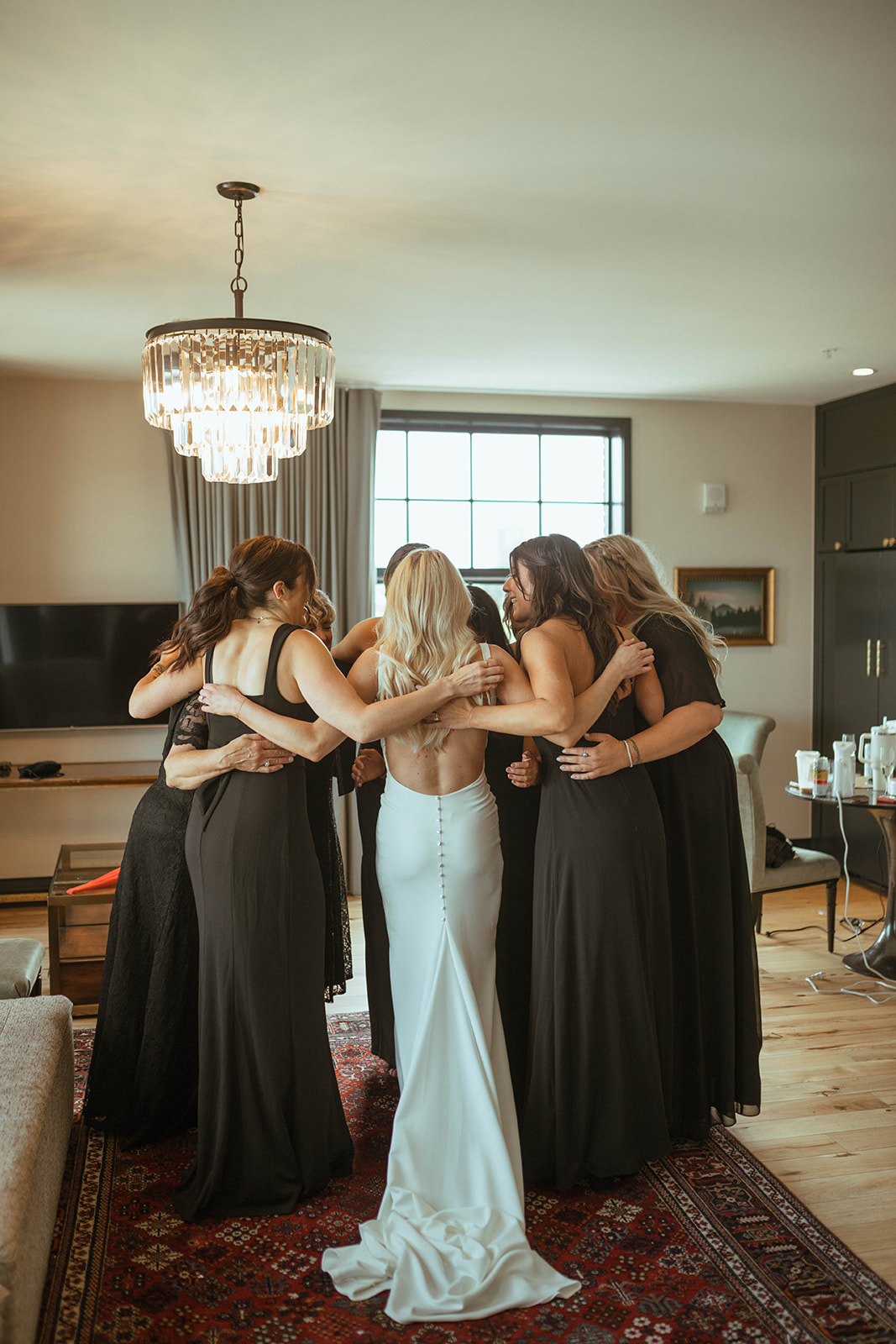 black bridesmaid dresses