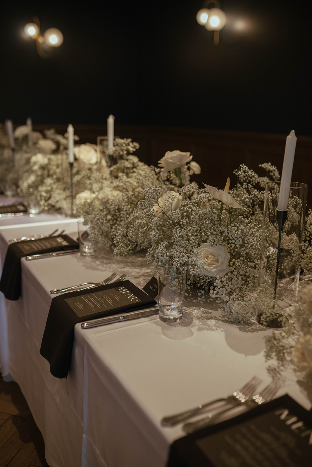 baby's breath centerpieces