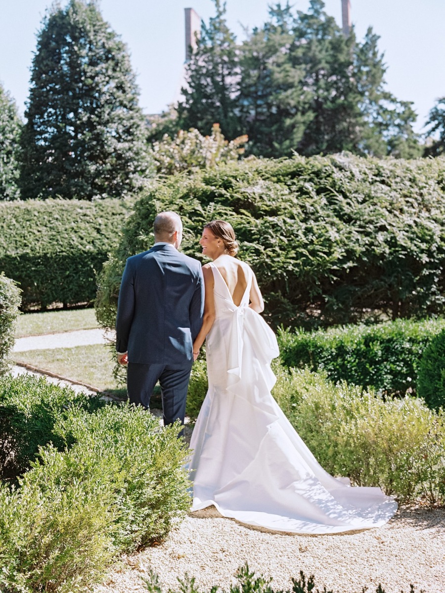 Coastal Garden Wedding That Ends With A Second Line To A Local Pub