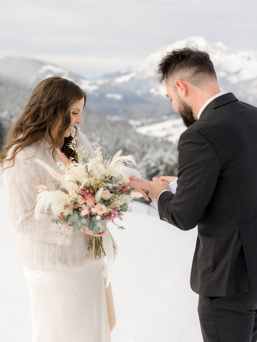 A 5-week European trip that ended with an Austrian mountain elopement