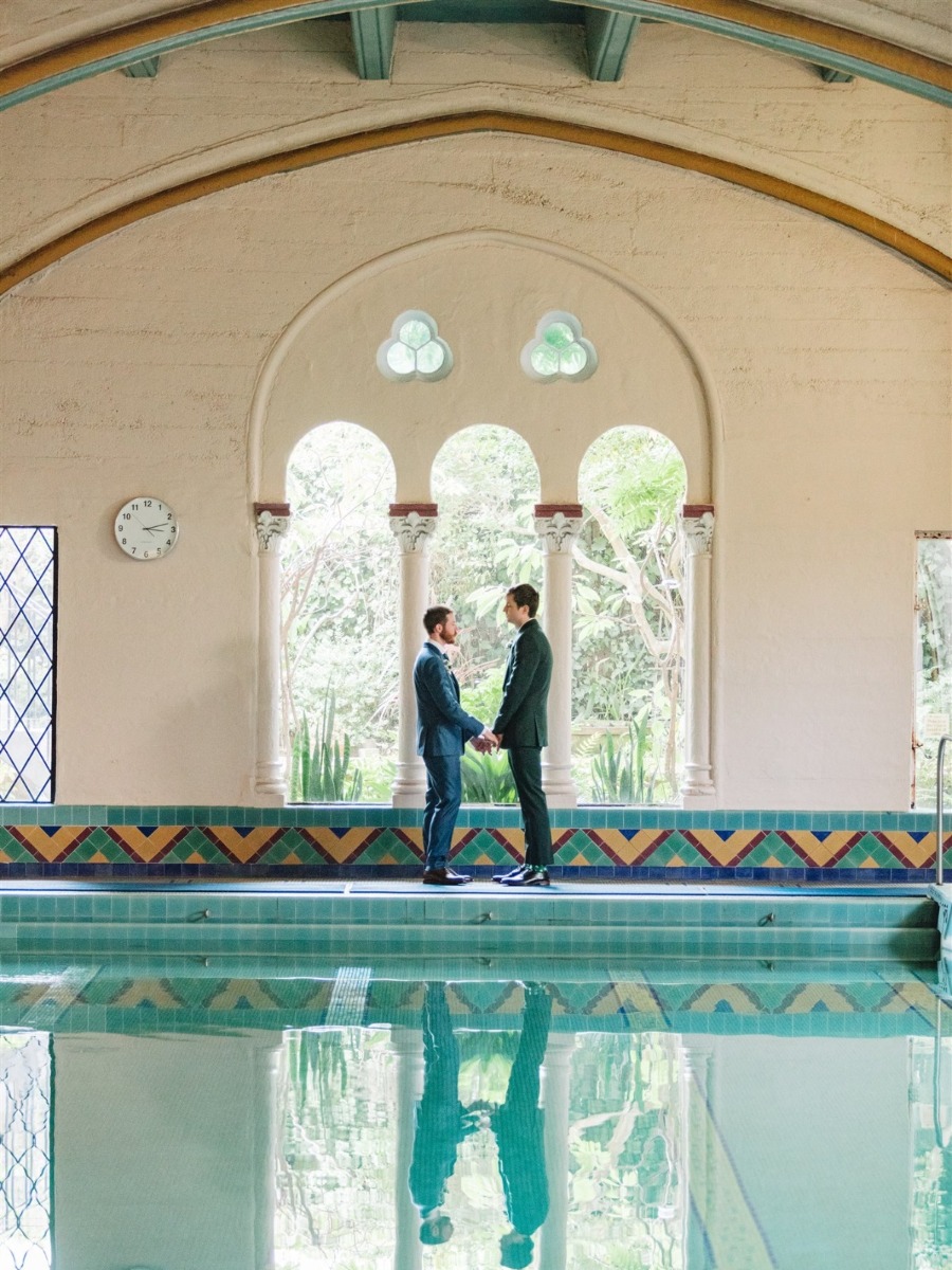 Indoor pools are the hottest new place to tie the knot