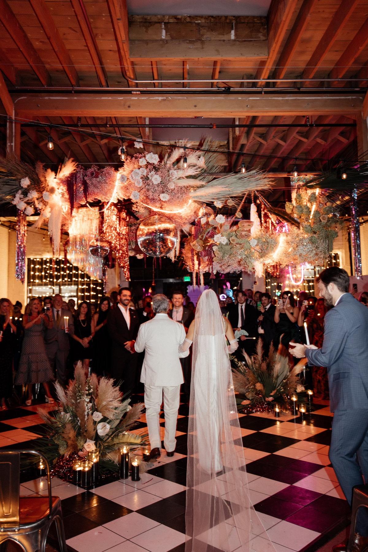 disco wedding ceremony