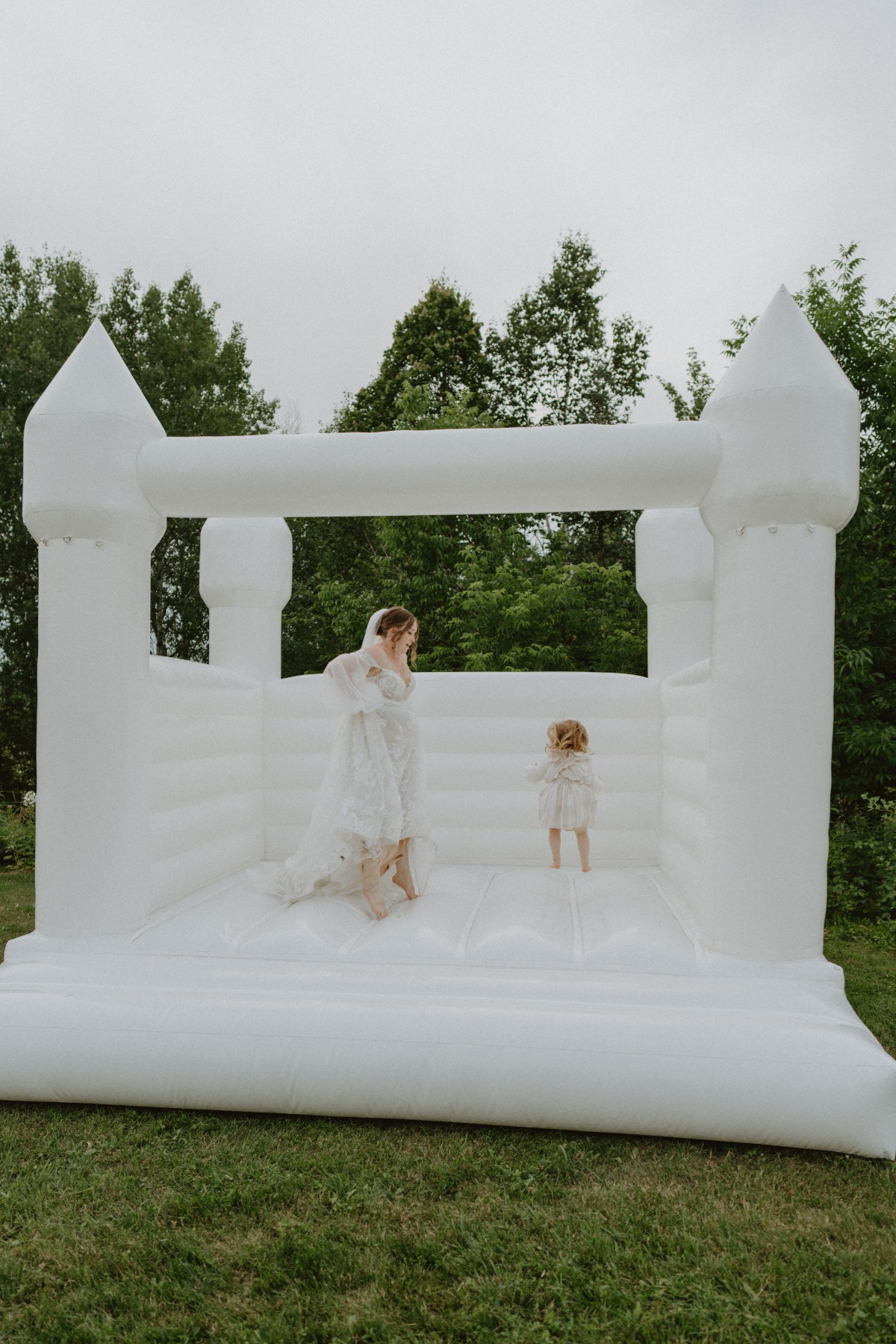 bounce house for wedding