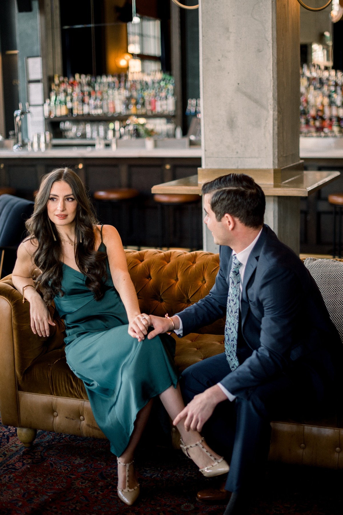 Wish You Were Here: A Chic Engagement Shoot In Denver, Colorado