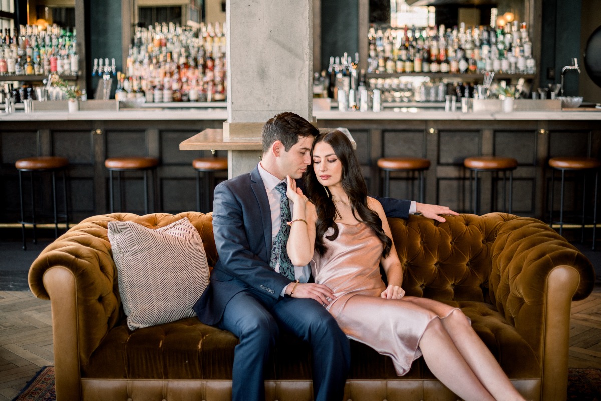 Wish You Were Here: A Chic Engagement Shoot In Denver, Colorado