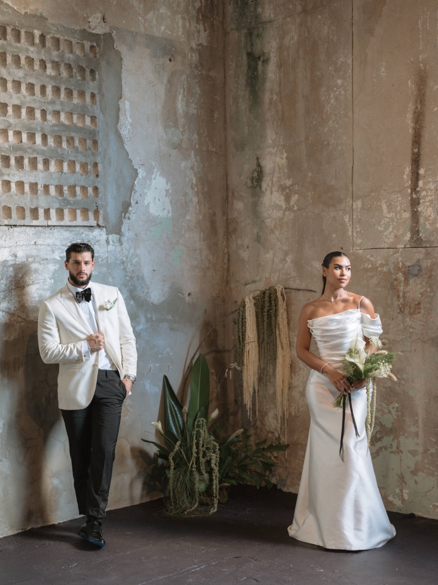 Shoot in Puerto Rico that redefines the tropical wedding aesthetic