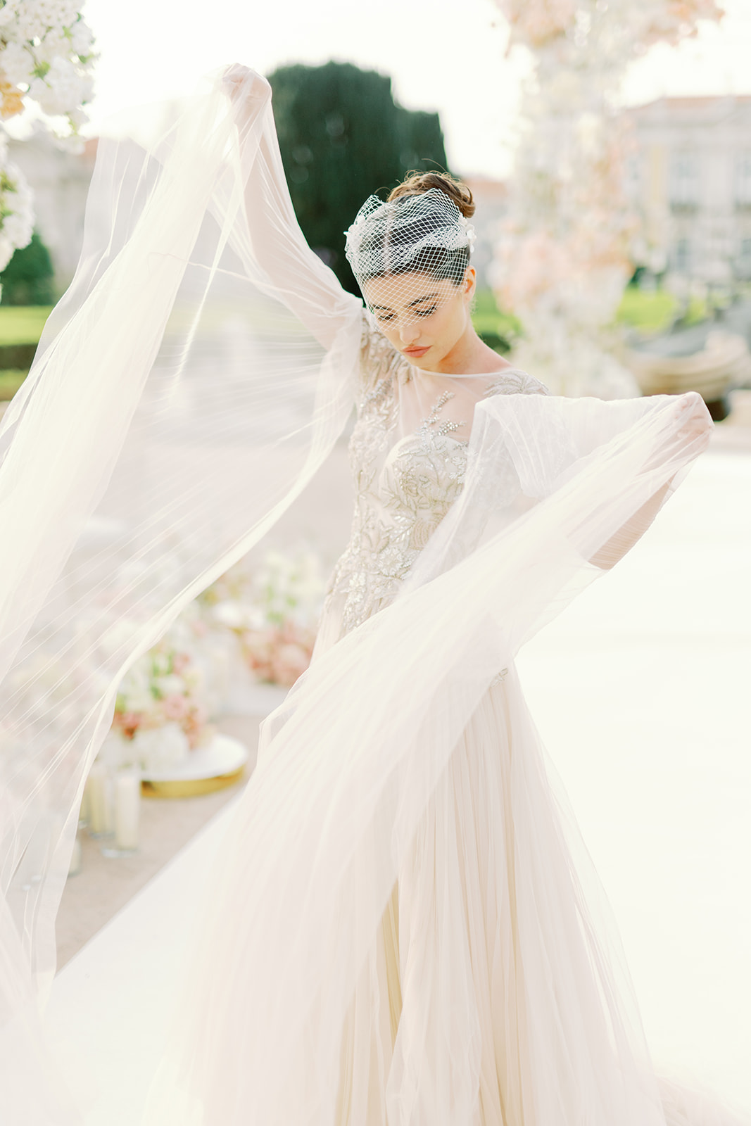 high fashion wedding gown