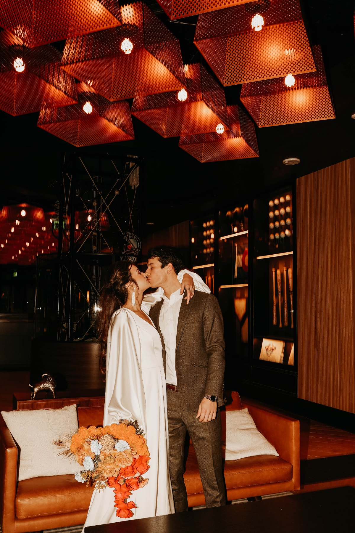 Electric Rooftop Elopement