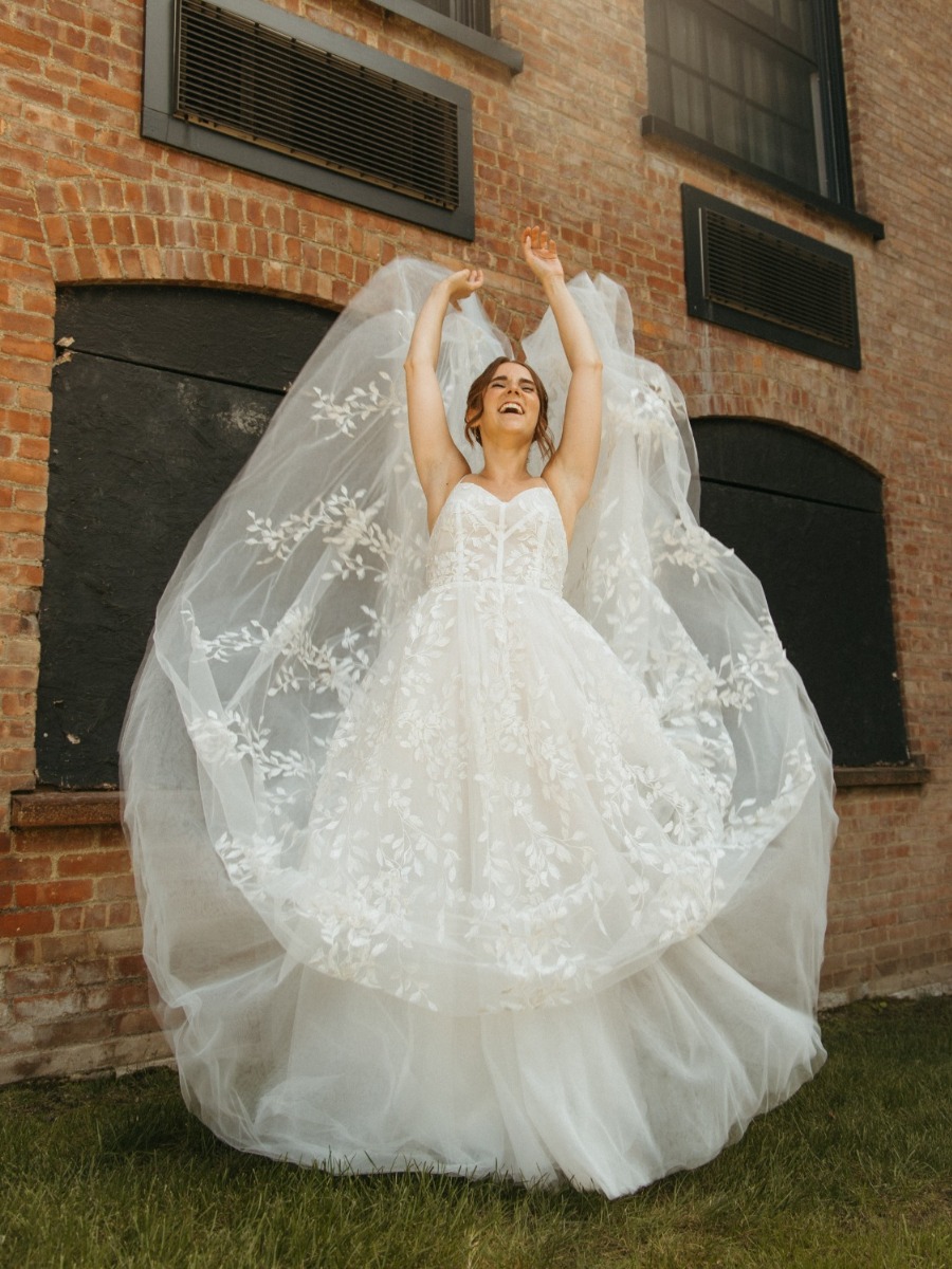 Nature meets city at this modern industrial Hudson Valley wedding