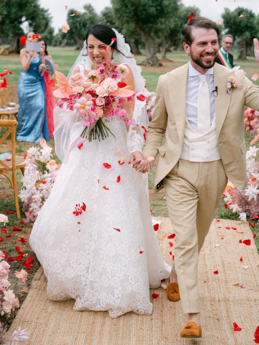 Take a trip around the world for this luxury Puglia wedding oasis