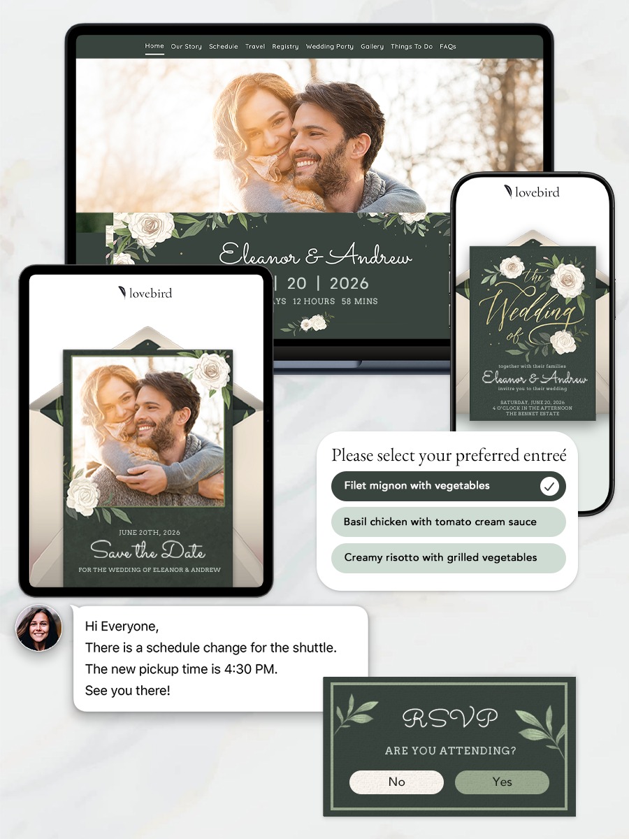 All the reasons you should go digital with your wedding stationery