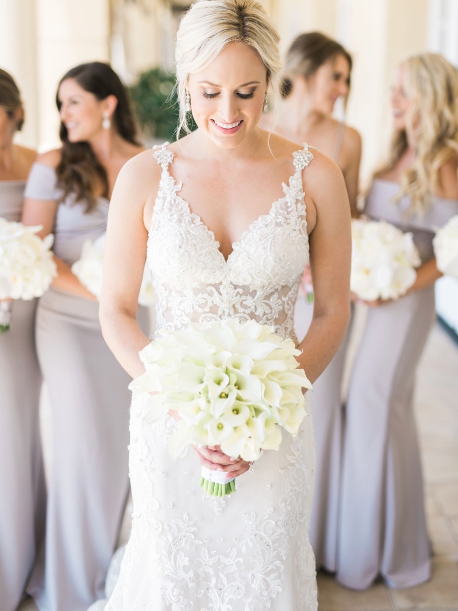 Luxury Glam Wedding in Silver and White