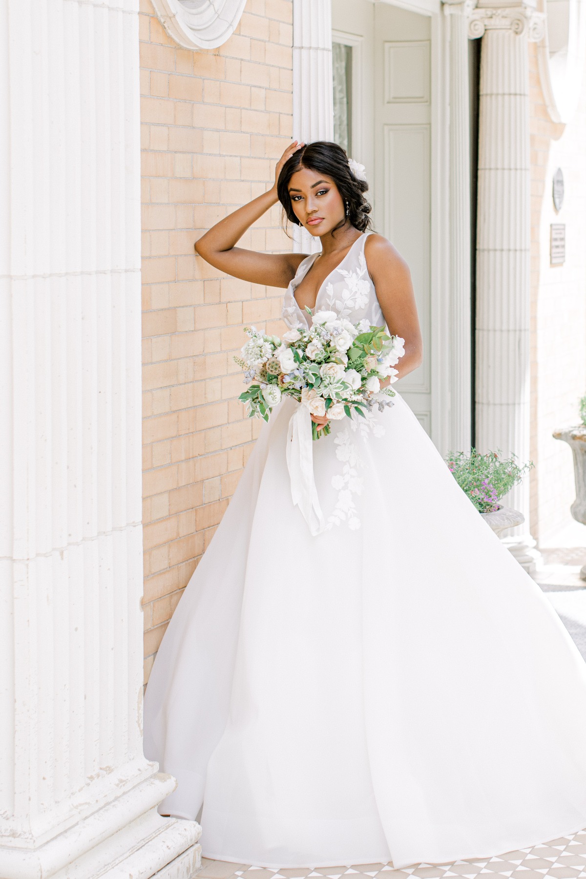 Contemporary Bridal Fashion meets Elegant Old World Mansion