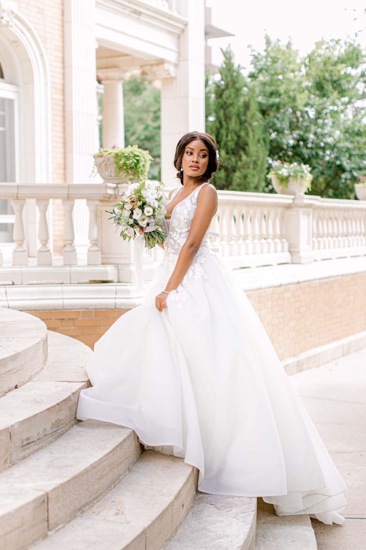 Contemporary Bridal Fashion meets Elegant Old World Mansion