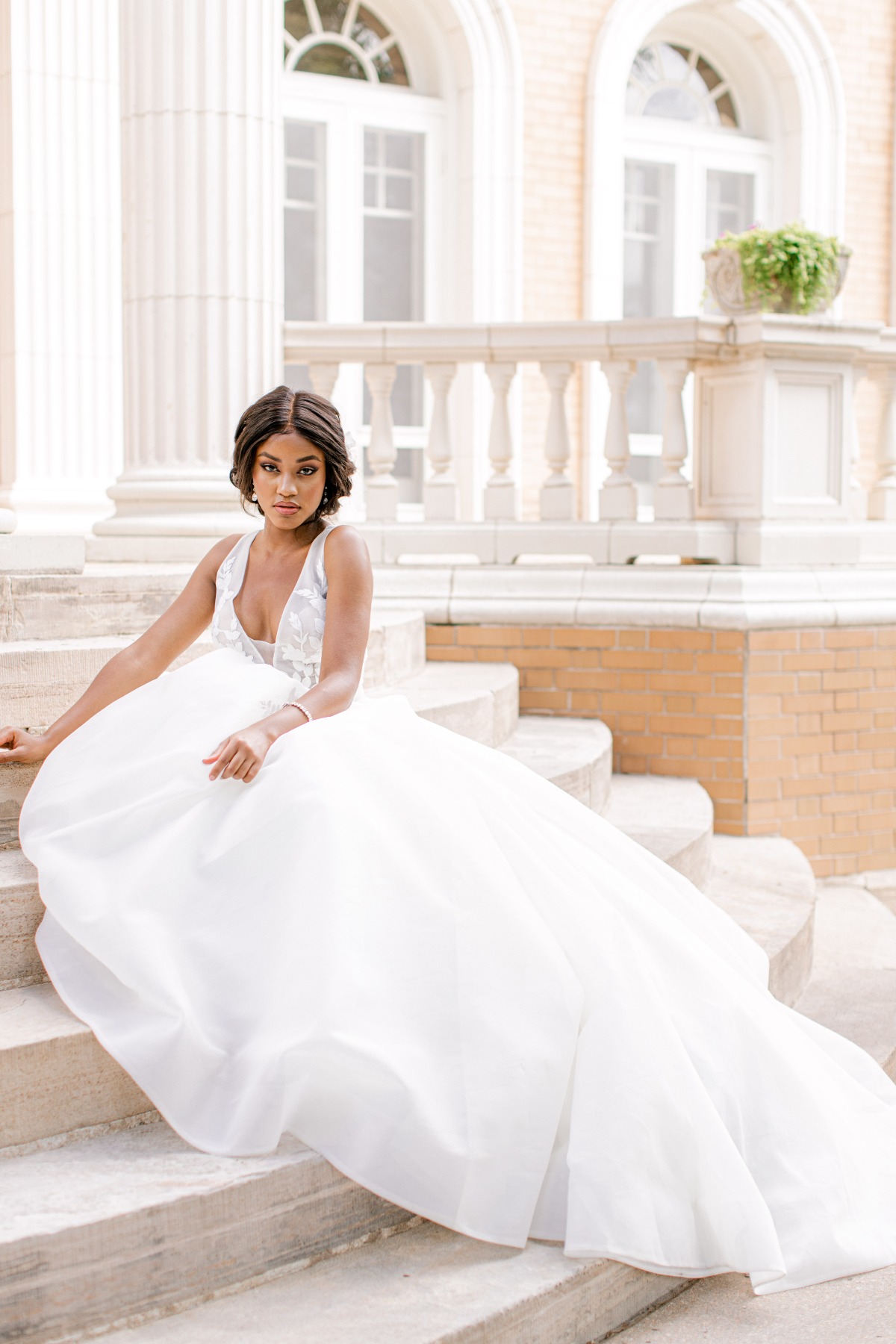 Contemporary Bridal Fashion meets Elegant Old World Mansion