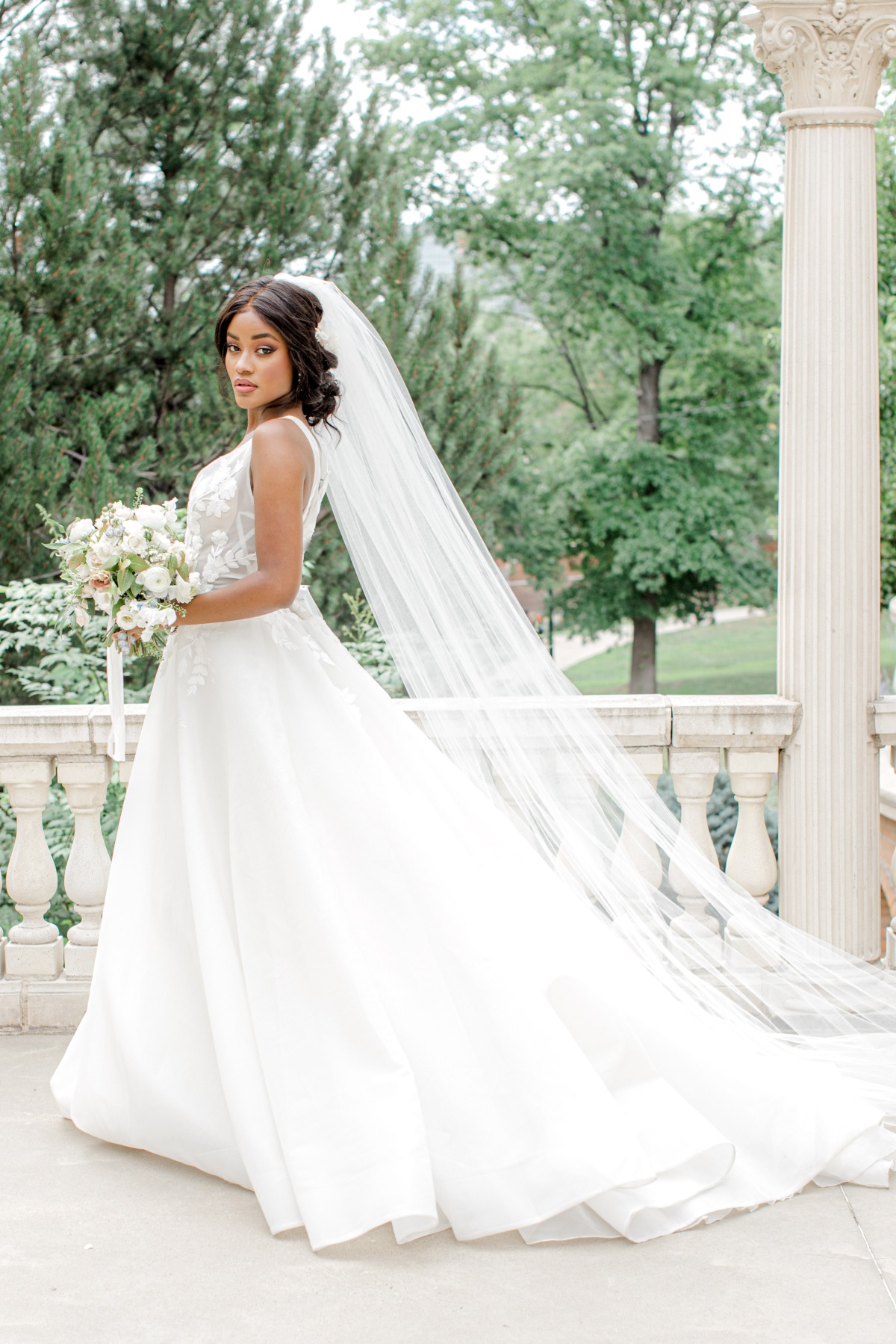 Contemporary Bridal Fashion meets Elegant Old World Mansion