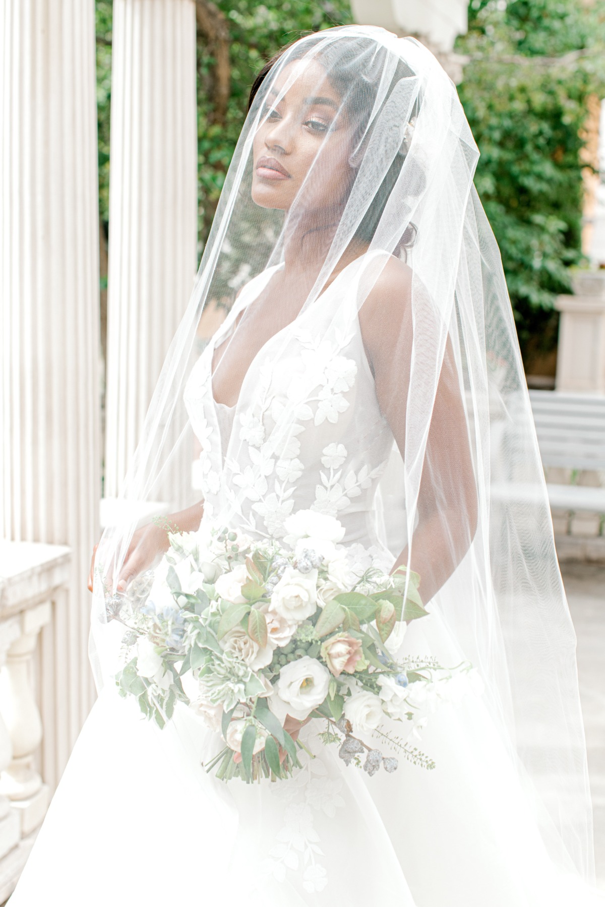 Contemporary Bridal Fashion meets Elegant Old World Mansion