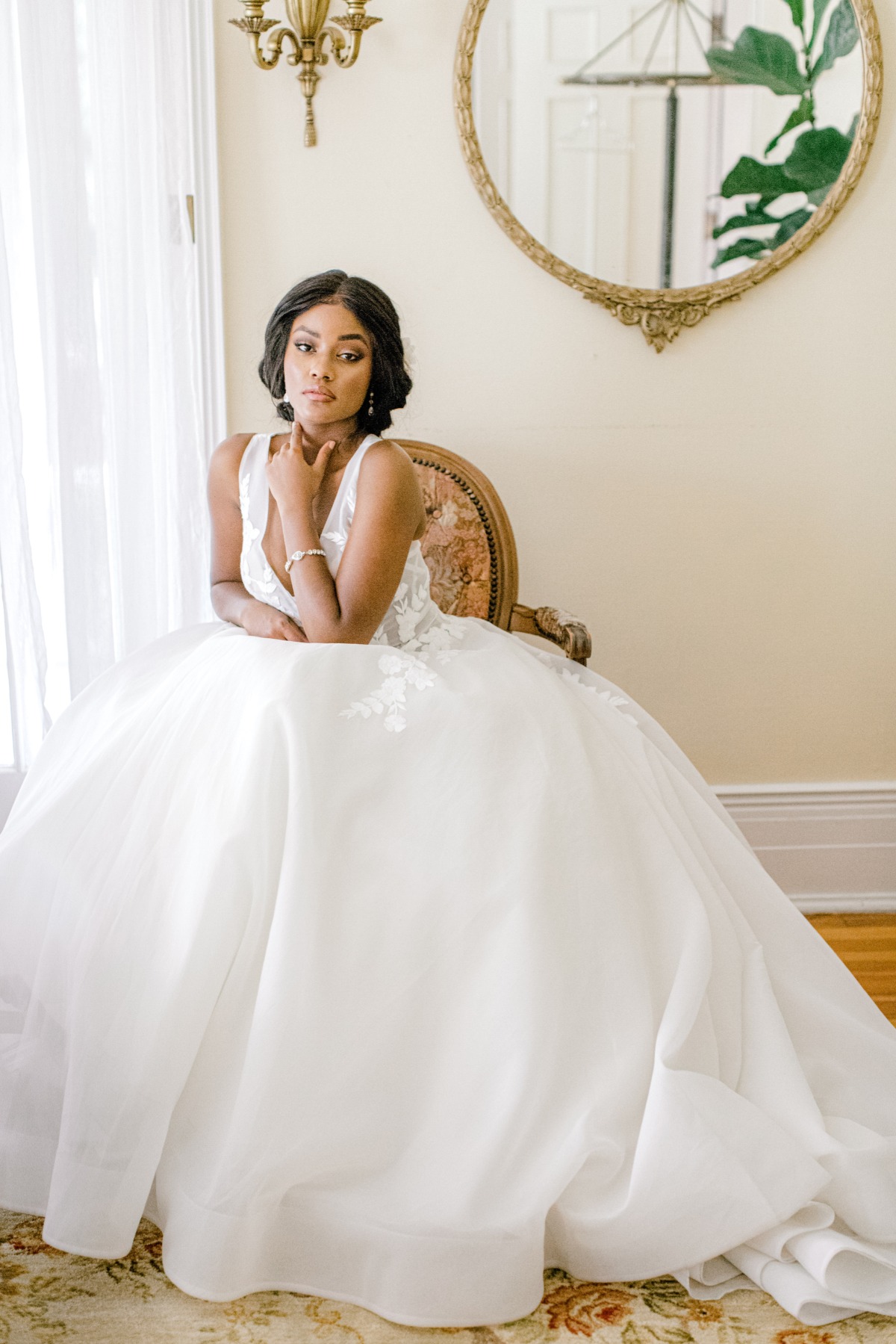 Contemporary Bridal Fashion meets Elegant Old World Mansion