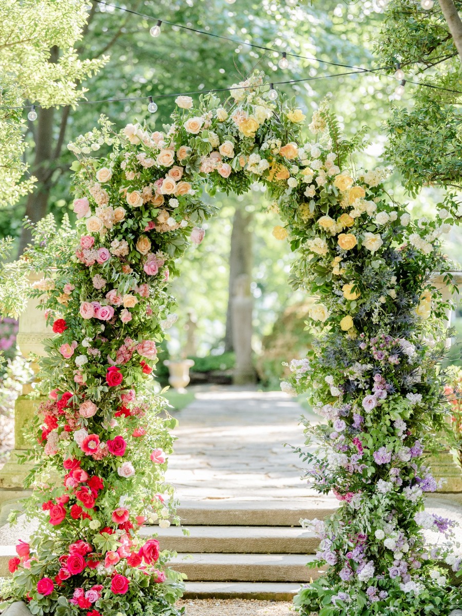 A cherry blossom wedding for the (literal) books in Washington D.C.