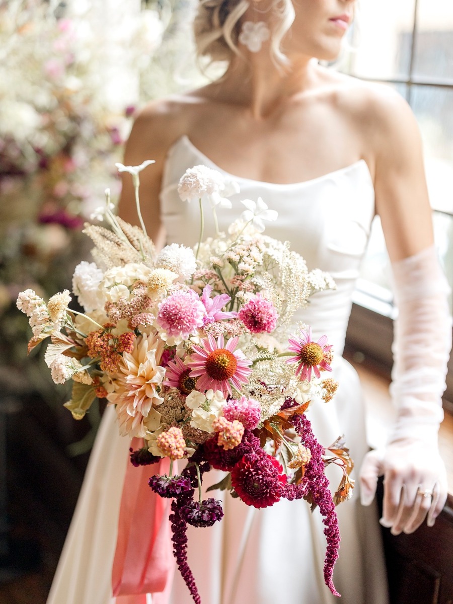 A masterclass in ombre floral design at the Minneapolis Club