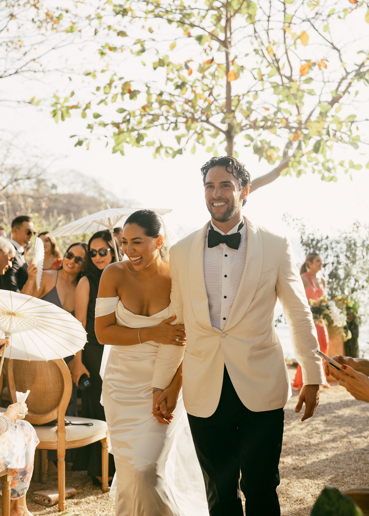 black tie wedding ceremony in costa rica