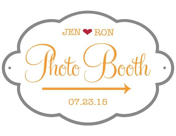 Free Photobooth Wedding Sign