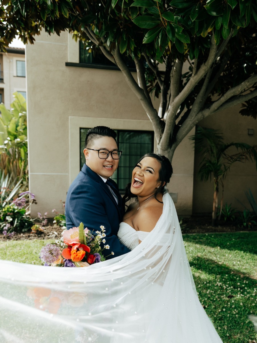 This colorful California wedding captured the whimsy of Wonderland