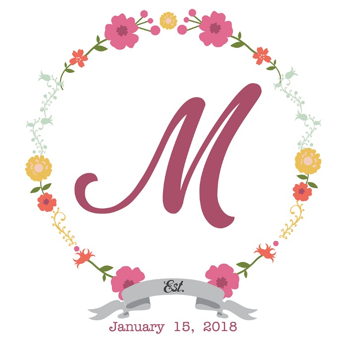 Free Floral Printable Monogram