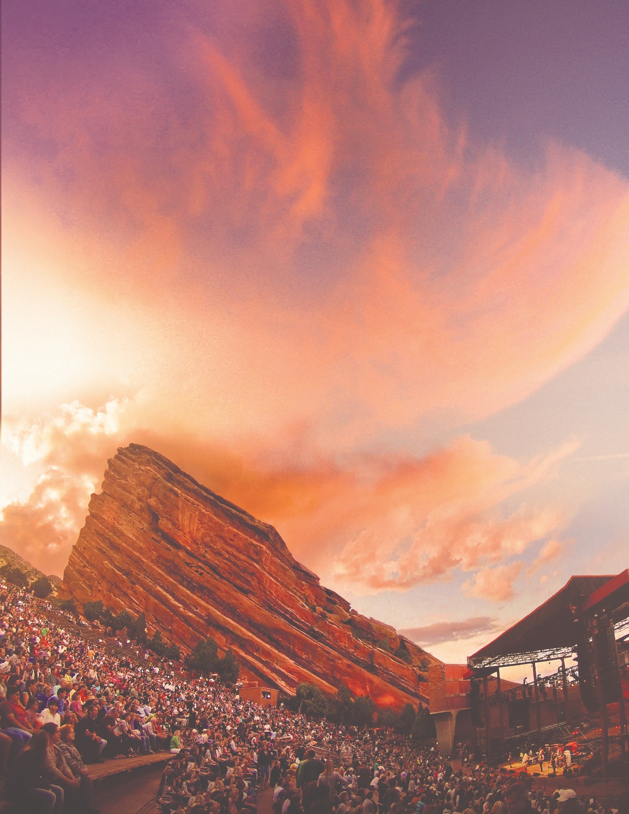 Red Rocks Amphitheatre in denver