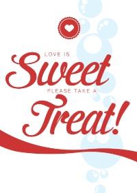 sweet treat sign