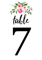 table number