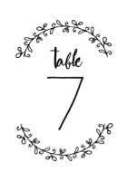 table number