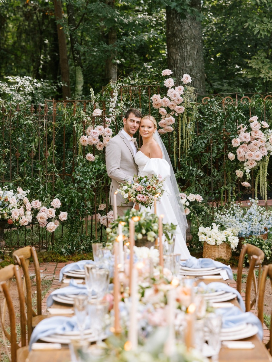 The next viral wedding trend: market basket floral arrangements